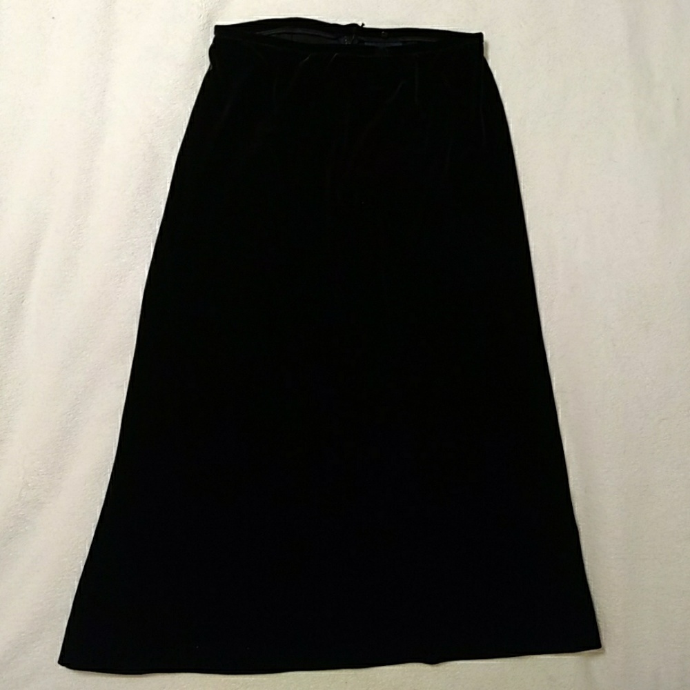 Ann Taylor High Waisted Velvet Skirt